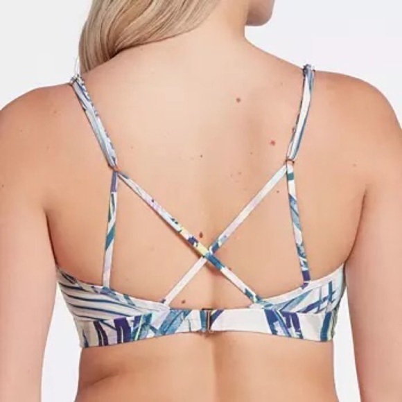 Calia cross back ruched bikini - Picture 2 of 4